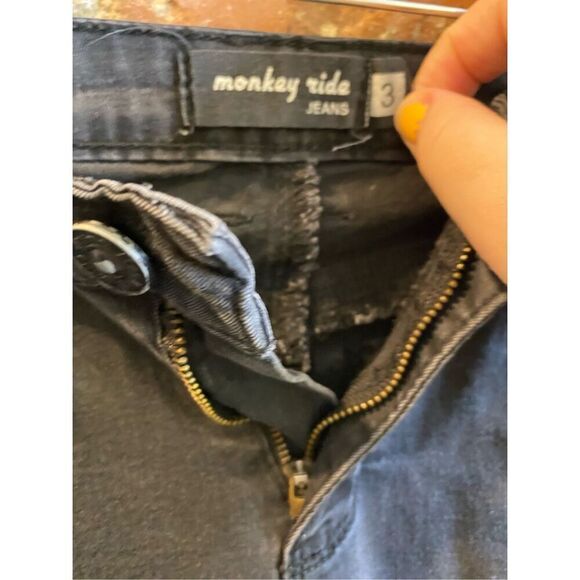 Monkey Ride Jeans Black Wash Skinny Jean Women’s Size 3 - Picture 4 of 7